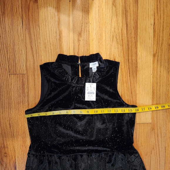 J. CREW Factory Shimmer Velvet Sleeveless Midi Dress Size 2P - Picture 7 of 10